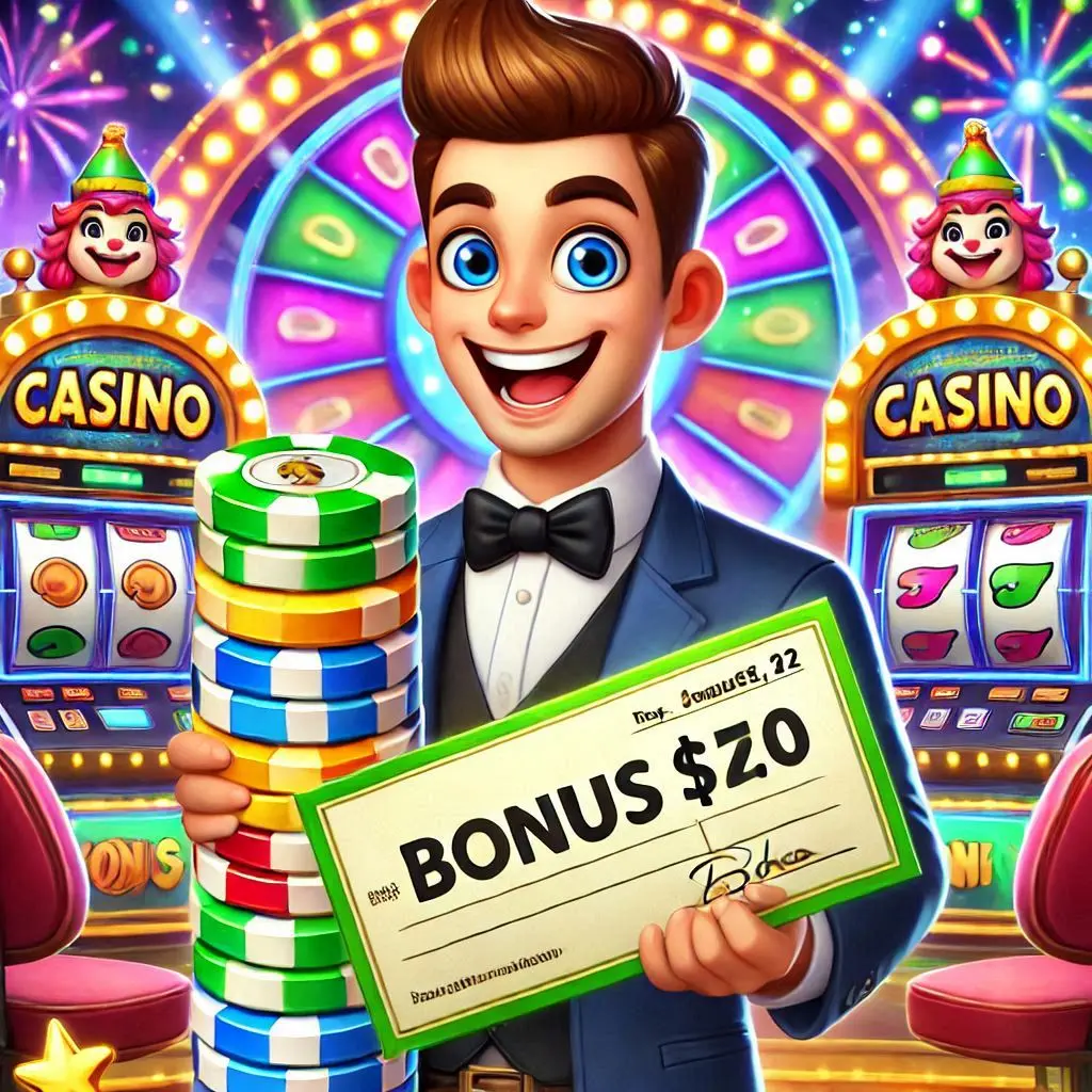 bonus dans les mains du joueur de WINOUI CASINO